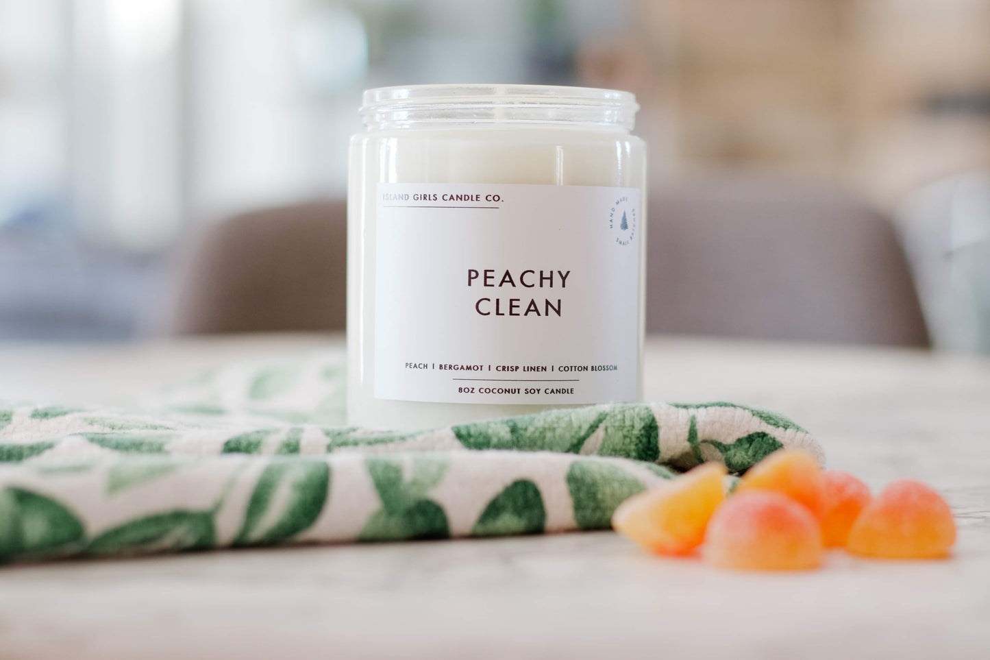Peachy Clean - 8oz Candle